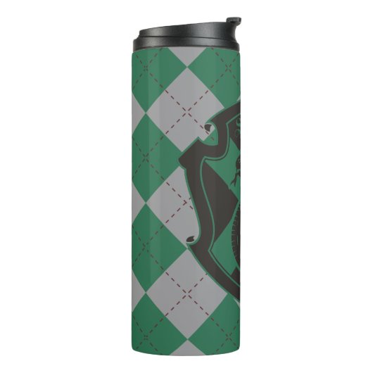 Harry Potter | Slytherin House Pride Wappen Thermosbecher (Nach links gedreht)