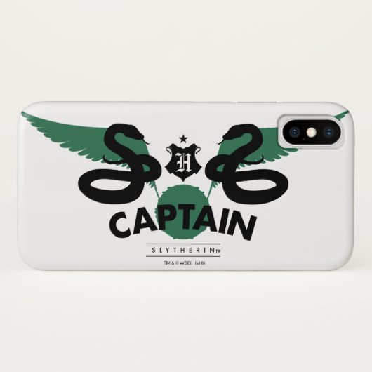 Harry Potter | SLYTHERIN™ House Quidditch Captain Case-Mate iPhone Hülle (Rückseite (Horizontal))