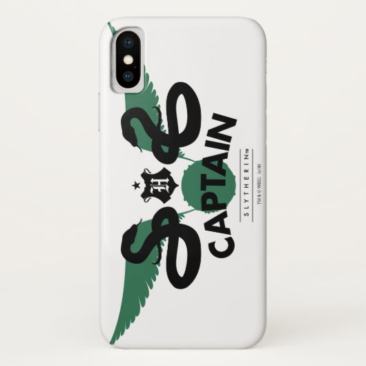 Harry Potter | SLYTHERIN™ House Quidditch Captain Case-Mate iPhone Hülle (Rückseite)
