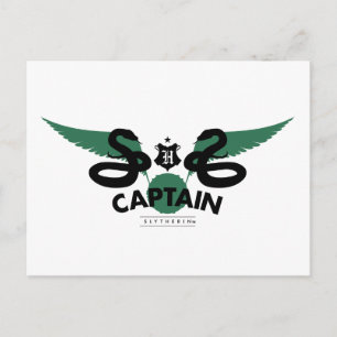Harry Potter   SLYTHERIN™ House Quidditch Captain Postkarte