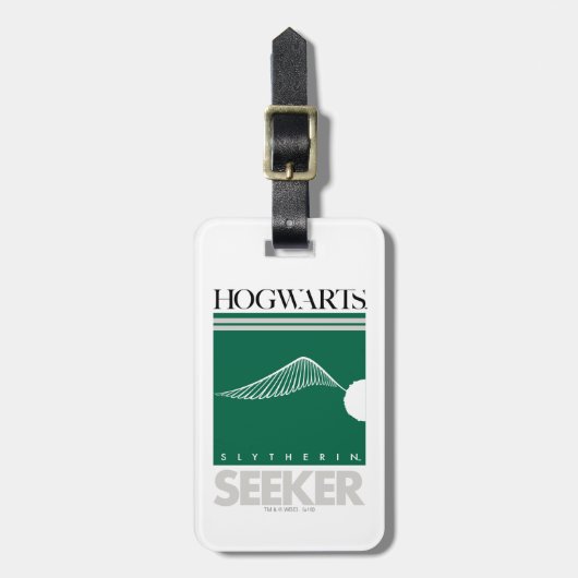 Harry Potter | SLYTHERIN™ House Quidditch Search Gepäckanhänger (Vorderseite vertikal)
