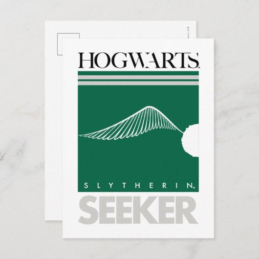 Harry Potter | SLYTHERIN™ House Quidditch Search Postkarte (Vorne/Hinten)