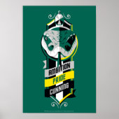 Harry Potter | SLYTHERIN™ House Tracks Sigil Poster (Vorne)