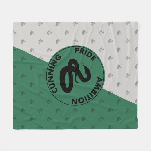 Harry Potter | SLYTHERIN™ House Traits Graphic Fleecedecke (Vorderseite (Horizontal))