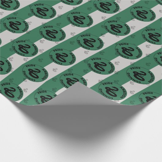 Harry Potter | SLYTHERIN™ House Traits Graphic Geschenkpapier (Ecke)