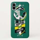 Harry Potter | SLYTHERIN™ House Traits Sigil Case-Mate iPhone Hülle (Rückseite)