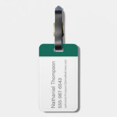 Harry Potter | SLYTHERIN™ House Traits Sigil Gepäckanhänger (Rückseite vertikal)