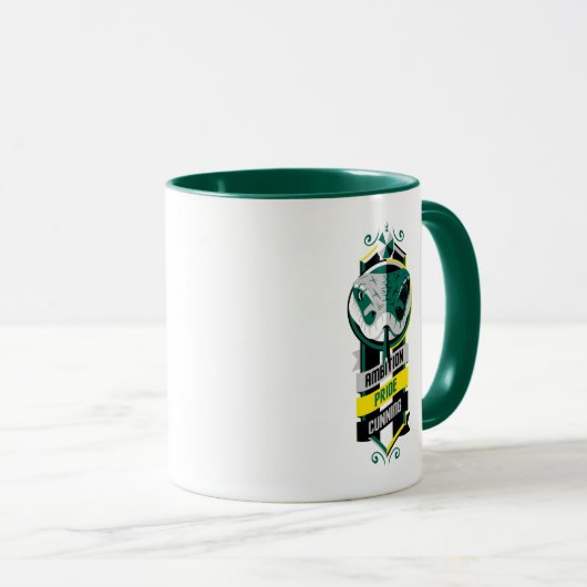 Harry Potter | SLYTHERIN™ House Traits Sigil Tasse (VorderseiteRechts)