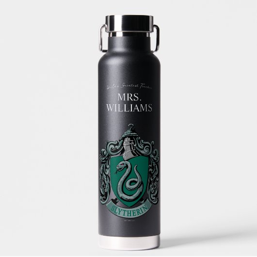 Harry Potter | Slytherin-Lehrer Personalisiert Trinkflasche (Vorne)