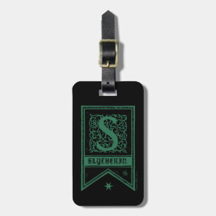 Harry Potter   Slytherin Monogram Banner Gepäckanhänger