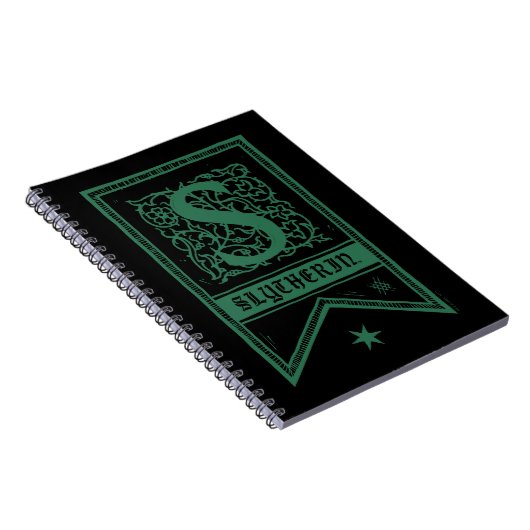Harry Potter | Slytherin Monogram Banner Notizblock (Rechte Seite)