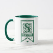 Harry Potter | Slytherin-Monogrammfahne Tasse (Links)