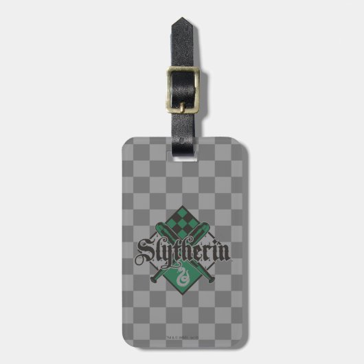 Harry Potter Slytherin | QUIDDITCH™ Crest Gepäckanhänger (Vorderseite vertikal)