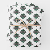 Harry Potter Slytherin | QUIDDITCH™ Crest Geschenkpapier Set (Beispiel)