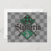 Harry Potter Slytherin | QUIDDITCH™ Crest Postkarte (Vorne/Hinten)