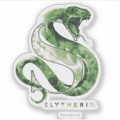 Harry Potter | SLYTHERIN™ Schlange Wasserfarbe Aufkleber (Vorderseite)