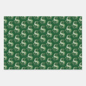 Harry Potter | SLYTHERIN™ Schlange Wasserfarbe Geschenkpapier Set (Vorderseite 2)