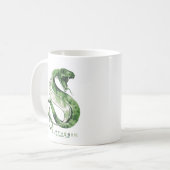 Harry Potter | SLYTHERIN™ Schlange Wasserfarbe Kaffeetasse (Vorderseite Links)