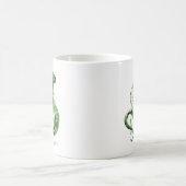 Harry Potter | SLYTHERIN™ Schlange Wasserfarbe Kaffeetasse (Mittel)