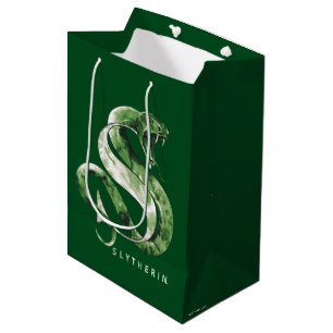 Harry Potter SLYTHERIN™ Schlange Wasserfarbe Mittlere Geschenktüte