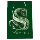 Harry Potter | SLYTHERIN™ Schlange Wasserfarbe Mittlere Geschenktüte (Vorderseite)