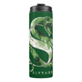 Harry Potter | SLYTHERIN™ Schlange Wasserfarbe Thermosbecher (Vorderseite)