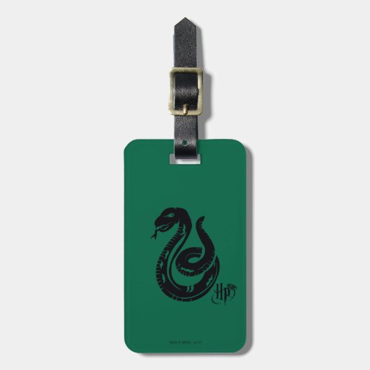 Harry Potter | Slytherin-Schlangensymbol Gepäckanhänger (Vorderseite vertikal)