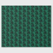 Harry Potter | Slytherin-Schlangensymbol Geschenkpapier (Flach)