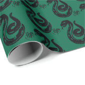 Harry Potter | Slytherin-Schlangensymbol Geschenkpapier (Rolleneckpunkt)
