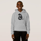 Harry Potter | Slytherin-Schlangensymbol Hoodie (Vorne ganz)