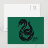 Harry Potter | Slytherin-Schlangensymbol Postkarte (Vorne/Hinten)