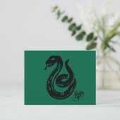 Harry Potter | Slytherin-Schlangensymbol Postkarte (Stehend Vorderseite)