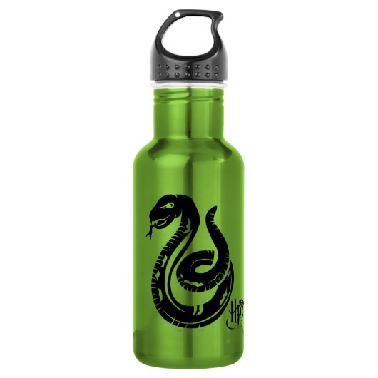 Harry Potter | Slytherin-Schlangensymbol Trinkflasche (Vorderseite)