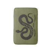 Harry Potter | SLYTHERIN™ Silhouette Typografie Badematte (Vorderseite Vertikal)