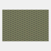 Harry Potter | SLYTHERIN™ Silhouette Typografie Geschenkpapier Set (Vorderseite 2)