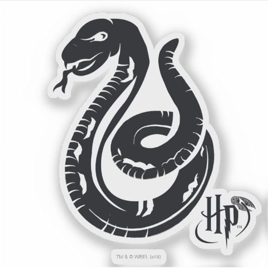 Harry Potter | Slytherin Snake Icon Aufkleber (Vorderseite)