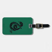 Harry Potter | Slytherin Snake Icon Gepäckanhänger (Vorderseite horizontal)