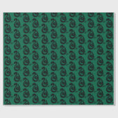 Harry Potter | Slytherin Snake Icon Geschenkpapier (Flach)