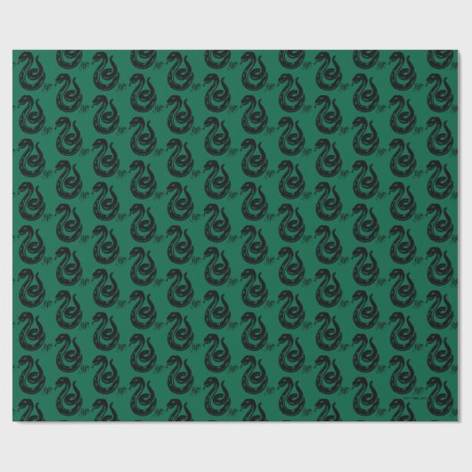 Harry Potter | Slytherin Snake Icon Geschenkpapier (Flach)
