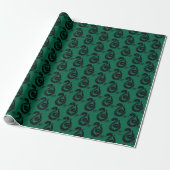 Harry Potter | Slytherin Snake Icon Geschenkpapier (Ungerollt)