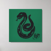 Harry Potter | Slytherin Snake Icon Leinwanddruck (Vorderseite)