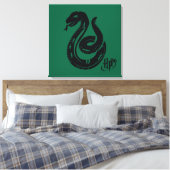 Harry Potter | Slytherin Snake Icon Leinwanddruck (Insitu (Schlafzimmer))