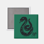Harry Potter | Slytherin Snake Icon Magnet (Vorderseite/Rückseite)