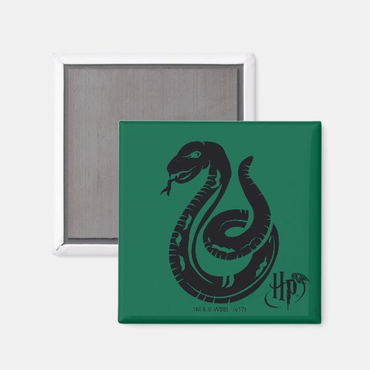 Harry Potter | Slytherin Snake Icon Magnet (Vorderseite/Rückseite)