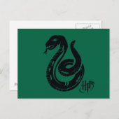 Harry Potter | Slytherin Snake Icon Postkarte (Vorne/Hinten)