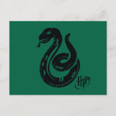 Harry Potter | Slytherin Snake Icon Postkarte (Vorderseite)