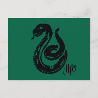 Harry Potter | Slytherin Snake Icon Postkarte