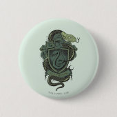 Harry Potter | Slytherin-Wappen Button (Vorderseite)