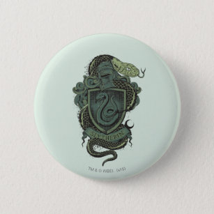 Harry Potter   Slytherin-Wappen Button