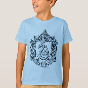 Harry Potter Slytherin Wappen - Eisblau T-Shirt